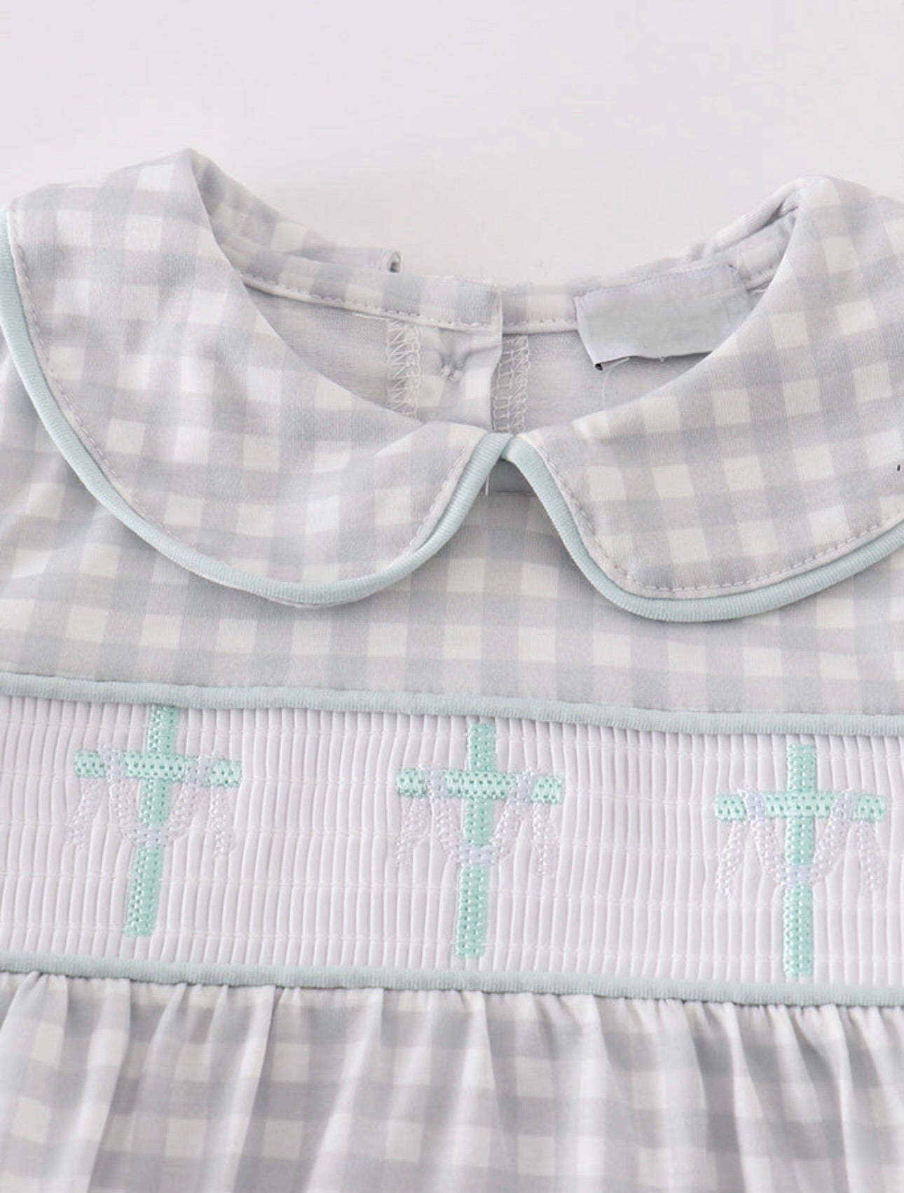 Boy Smocked Cross Set