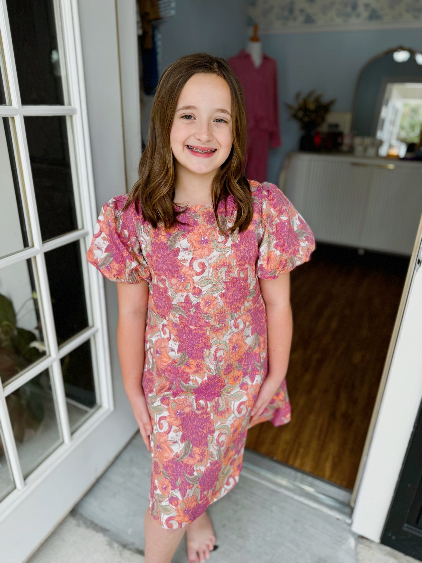 Ena Jacquard Dress