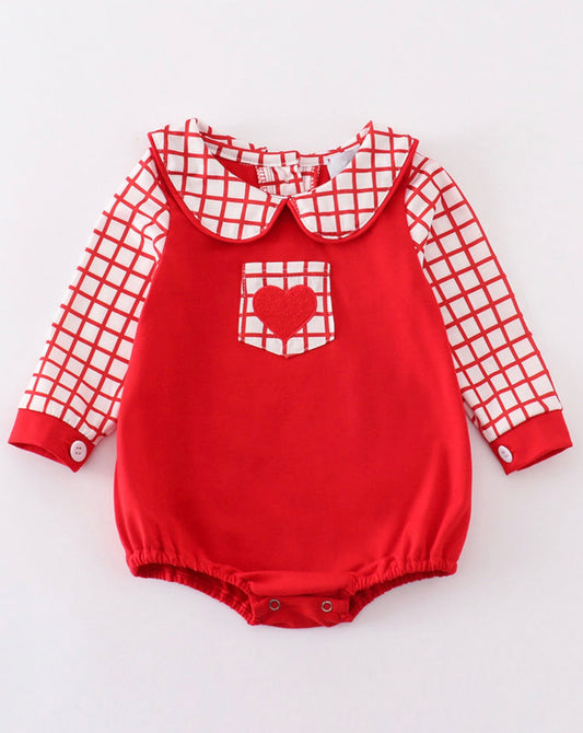 Red Hearts Boy Bubble