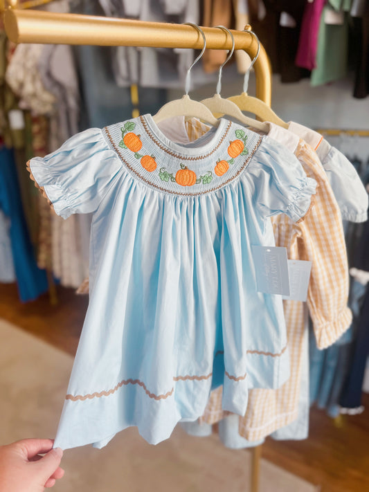 Blue Pumpkin Smocked Dress