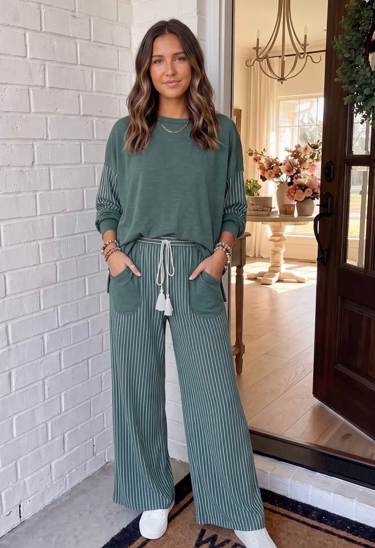Striped Pants Set PRE-ORDER (ETA: End of Oct) *CLOSING 9/16*