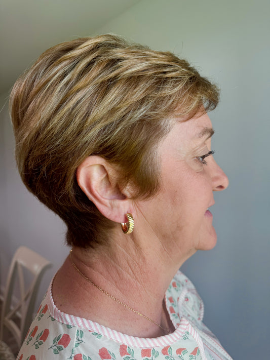Gold Huggie Hoops