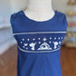 Navy Nativity Smocked Jon Jon