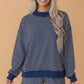 Striped Mock Neck Set PRE-ORDER (ETA: End of Oct) *CLOSING 9/9*