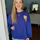 Game Day Patch Sweatshirt Top