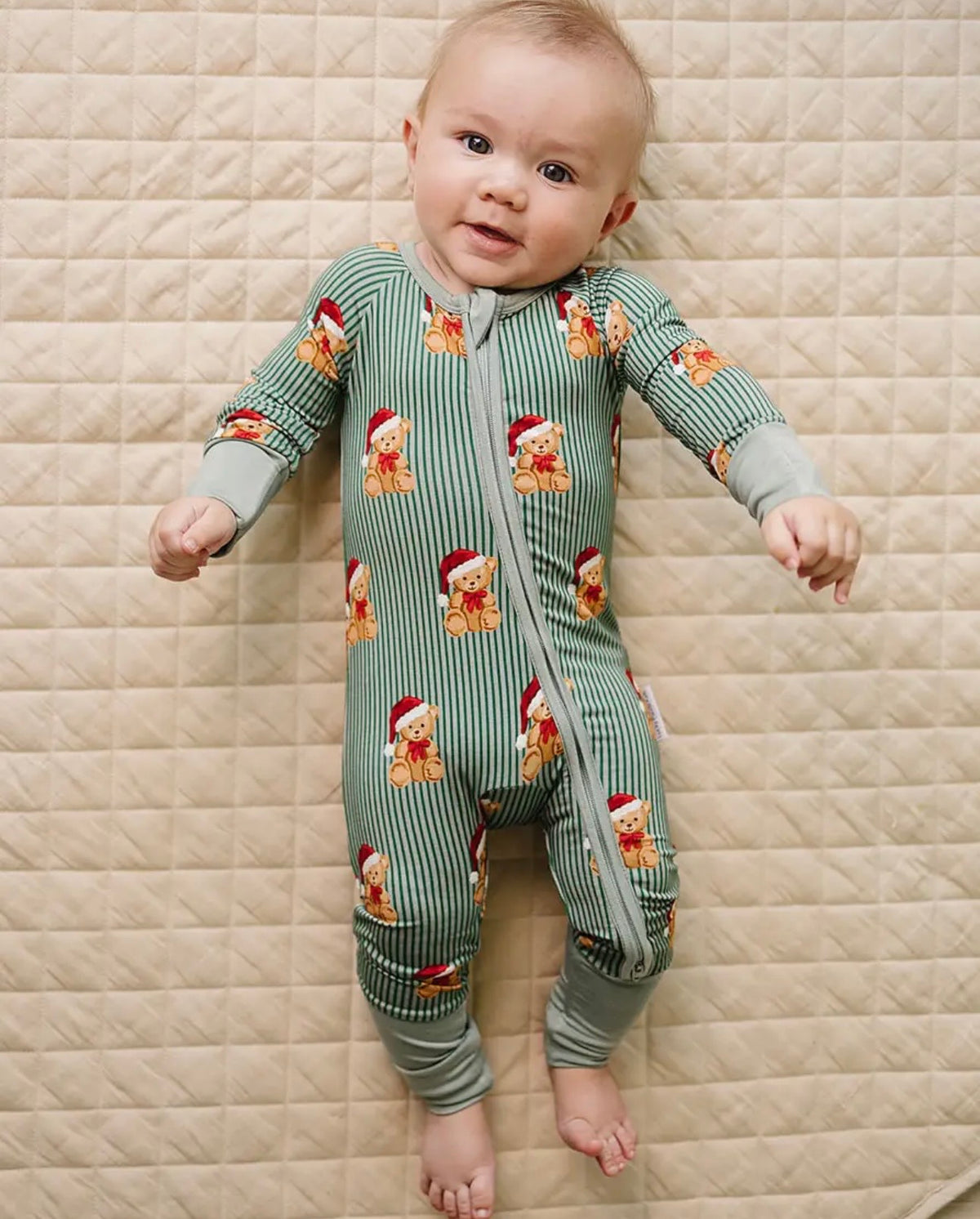 Bamboo Christmas PJ Zip Romper (ETA: November) *CLOSING 9/23*