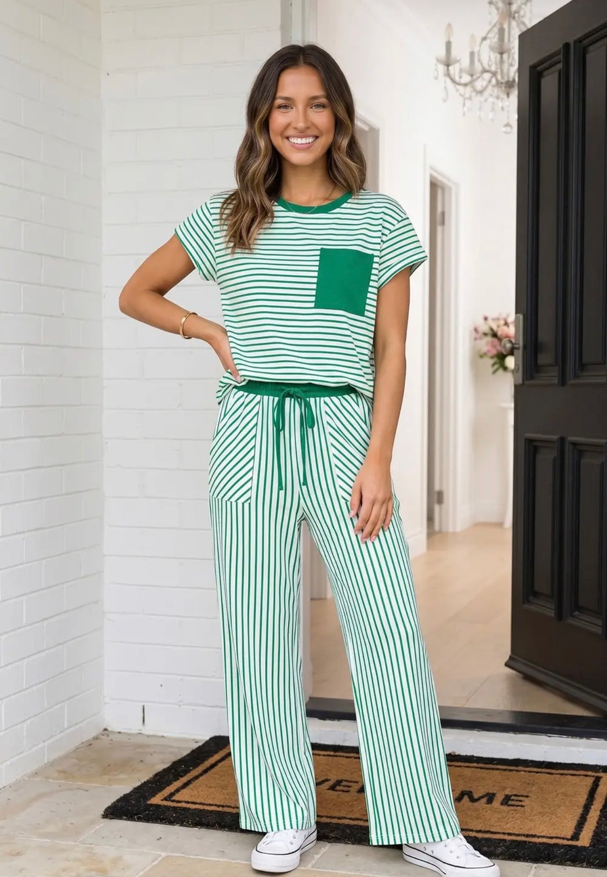 Striped Pants Set PRE-ORDER (ETA: End of Oct) *CLOSING 9/16*