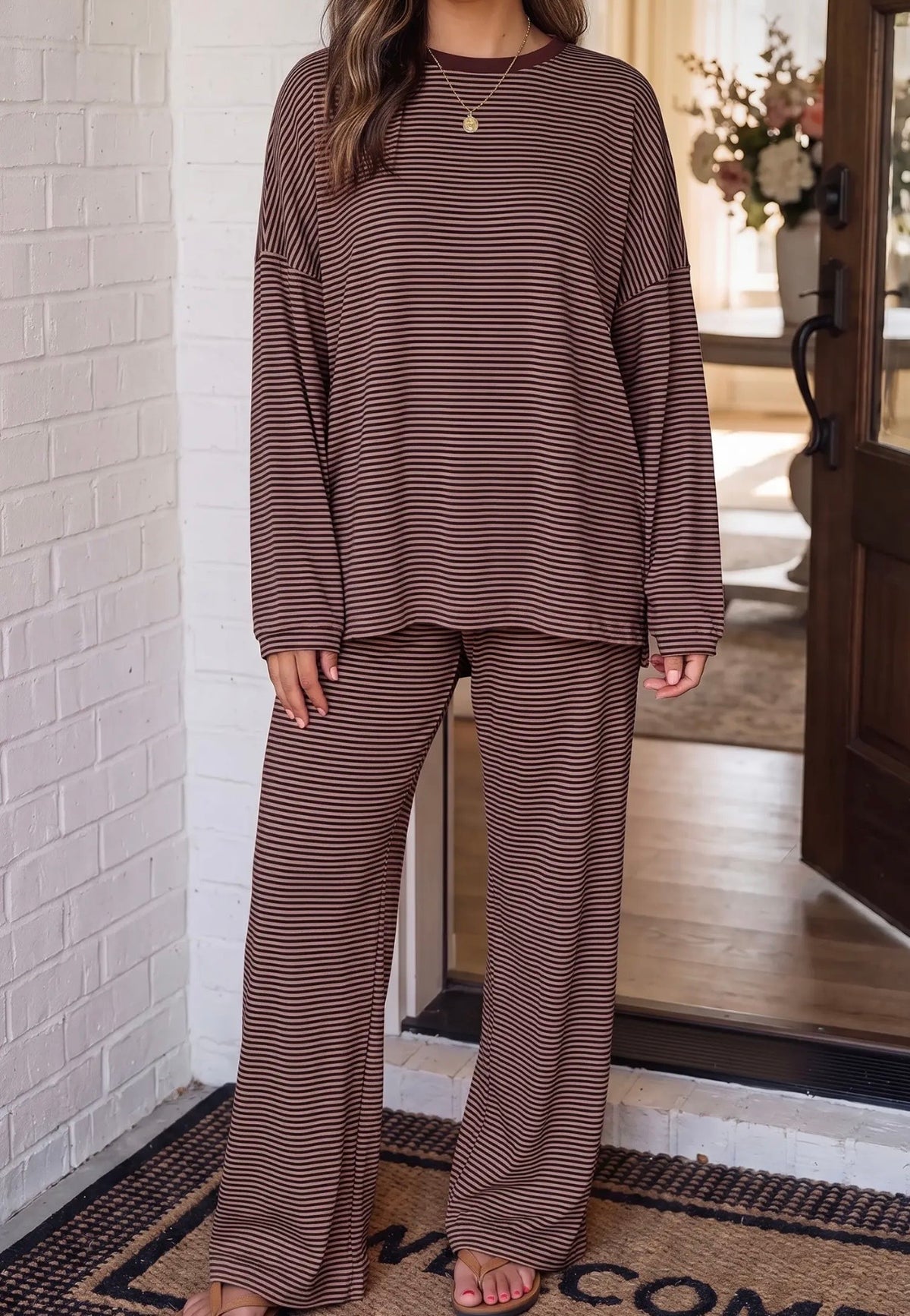 Oversized Stripe Pants Set (ETA: Late Oct-Early Nov)