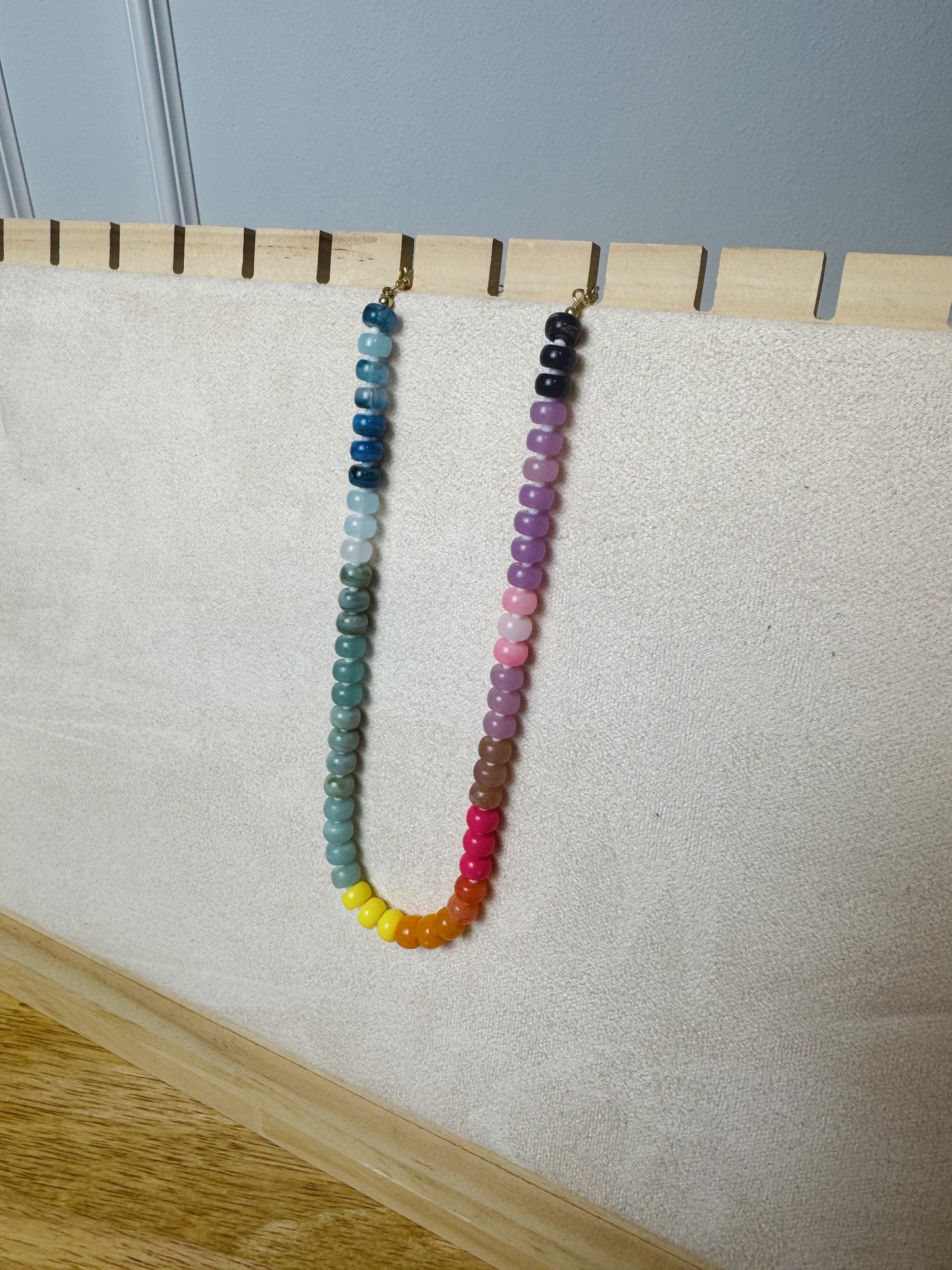 Multi Color Beaded Necklace