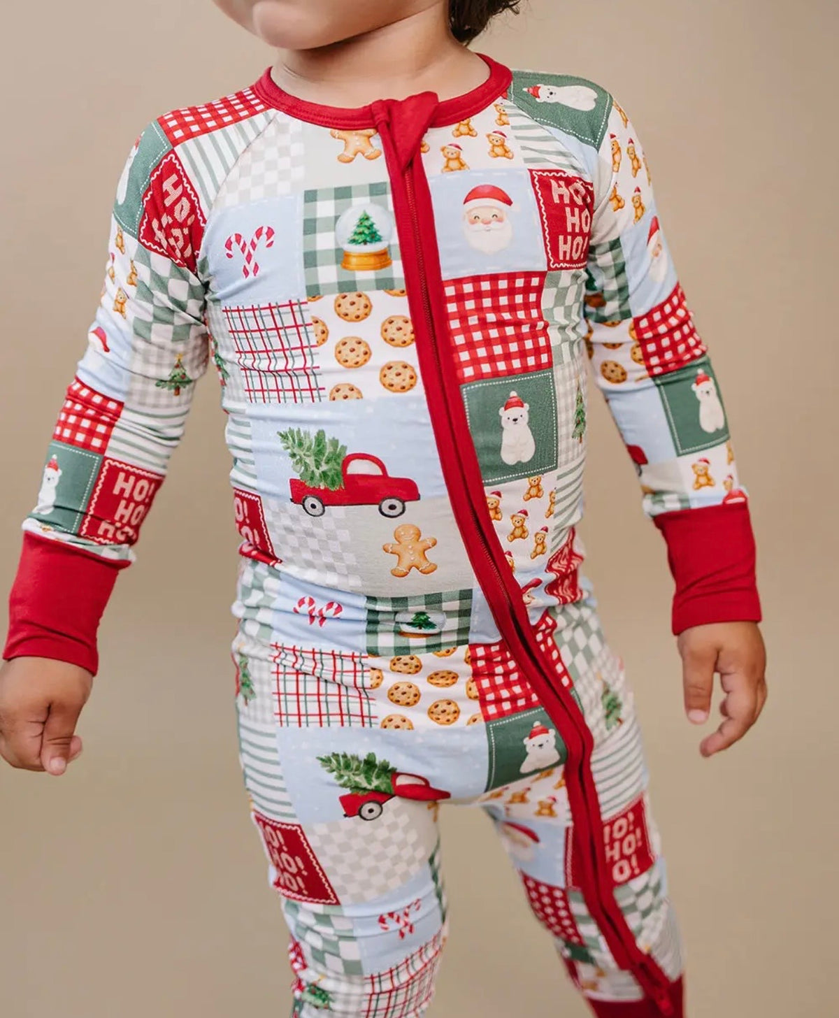 Bamboo Christmas PJ Zip Romper (ETA: November) *CLOSING 9/23*