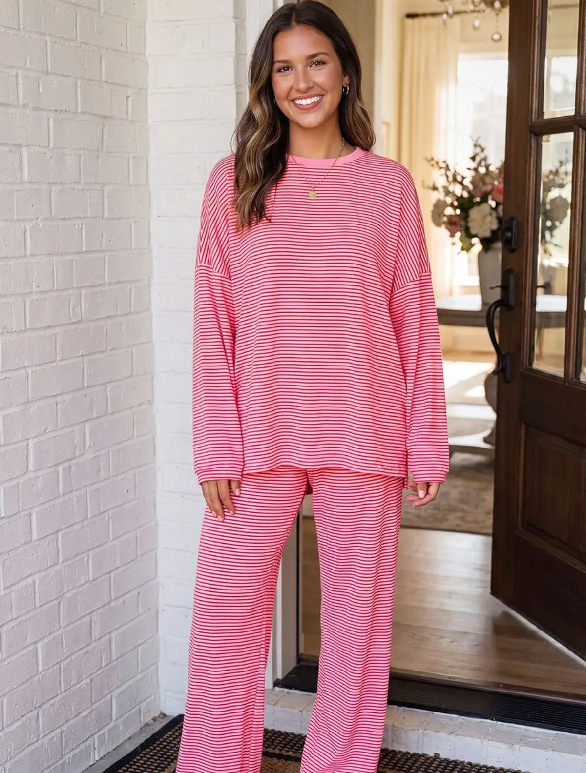 Oversized Stripe Pants Set (ETA: Late Oct-Early Nov)
