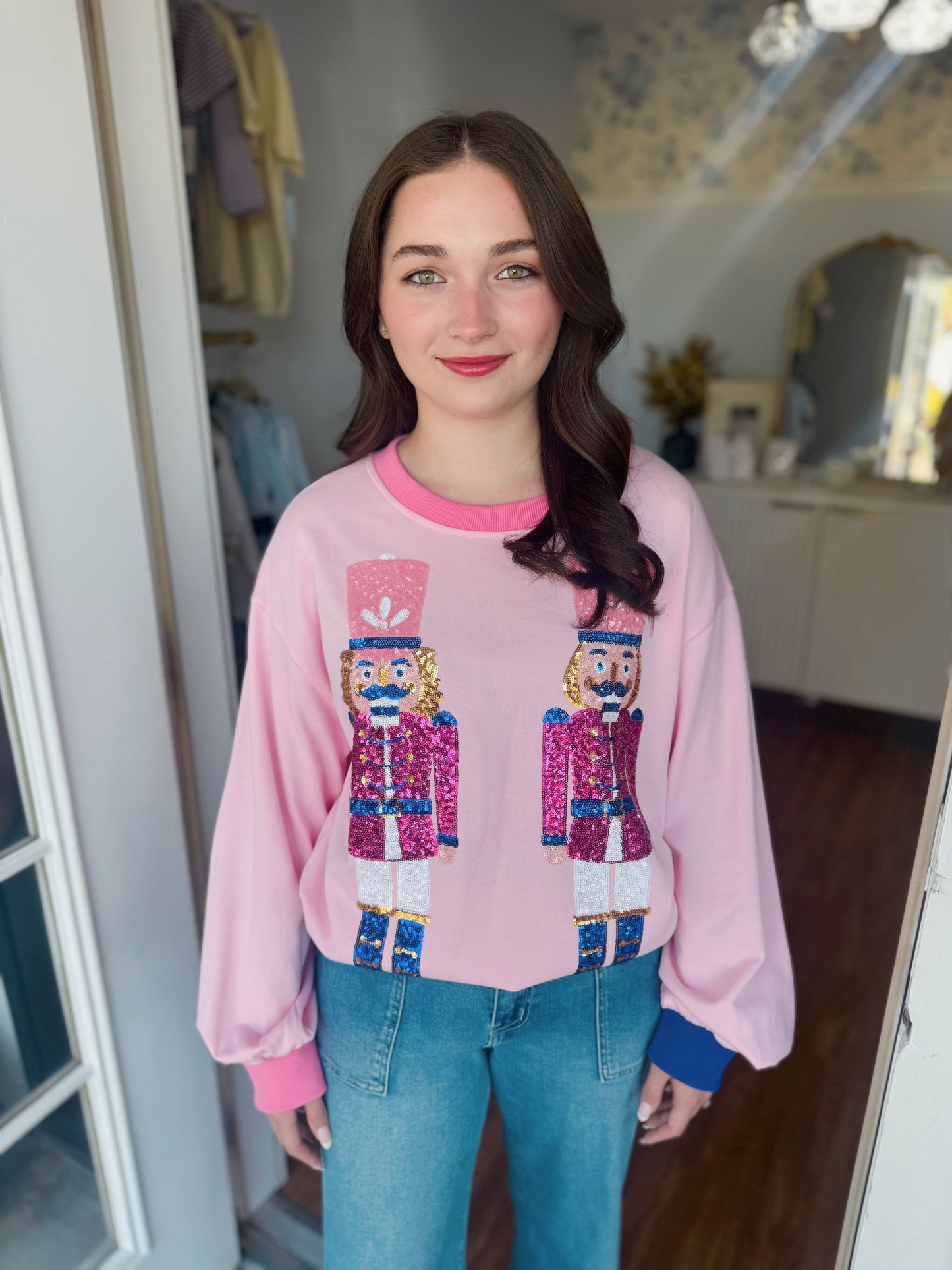 Sequin Nutcracker Sweatshirt