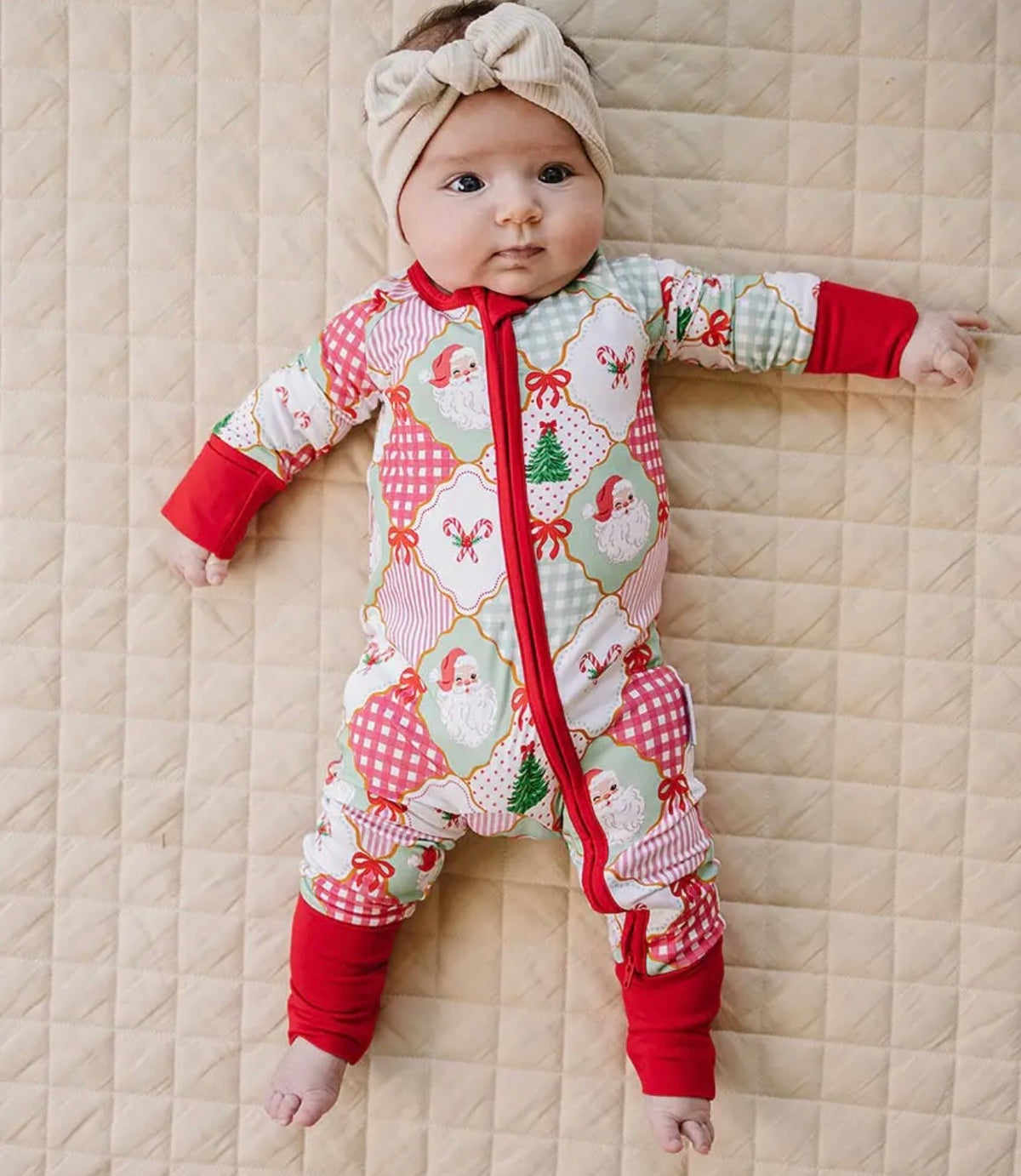 Bamboo Christmas PJ Zip Romper (ETA: November) *CLOSING 9/23*