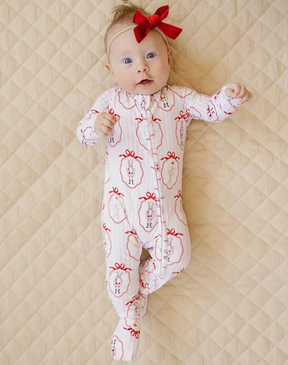 Bamboo Christmas PJ Zip Romper (ETA: November) *CLOSING 9/23*