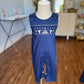 Navy Nativity Smocked Jon Jon