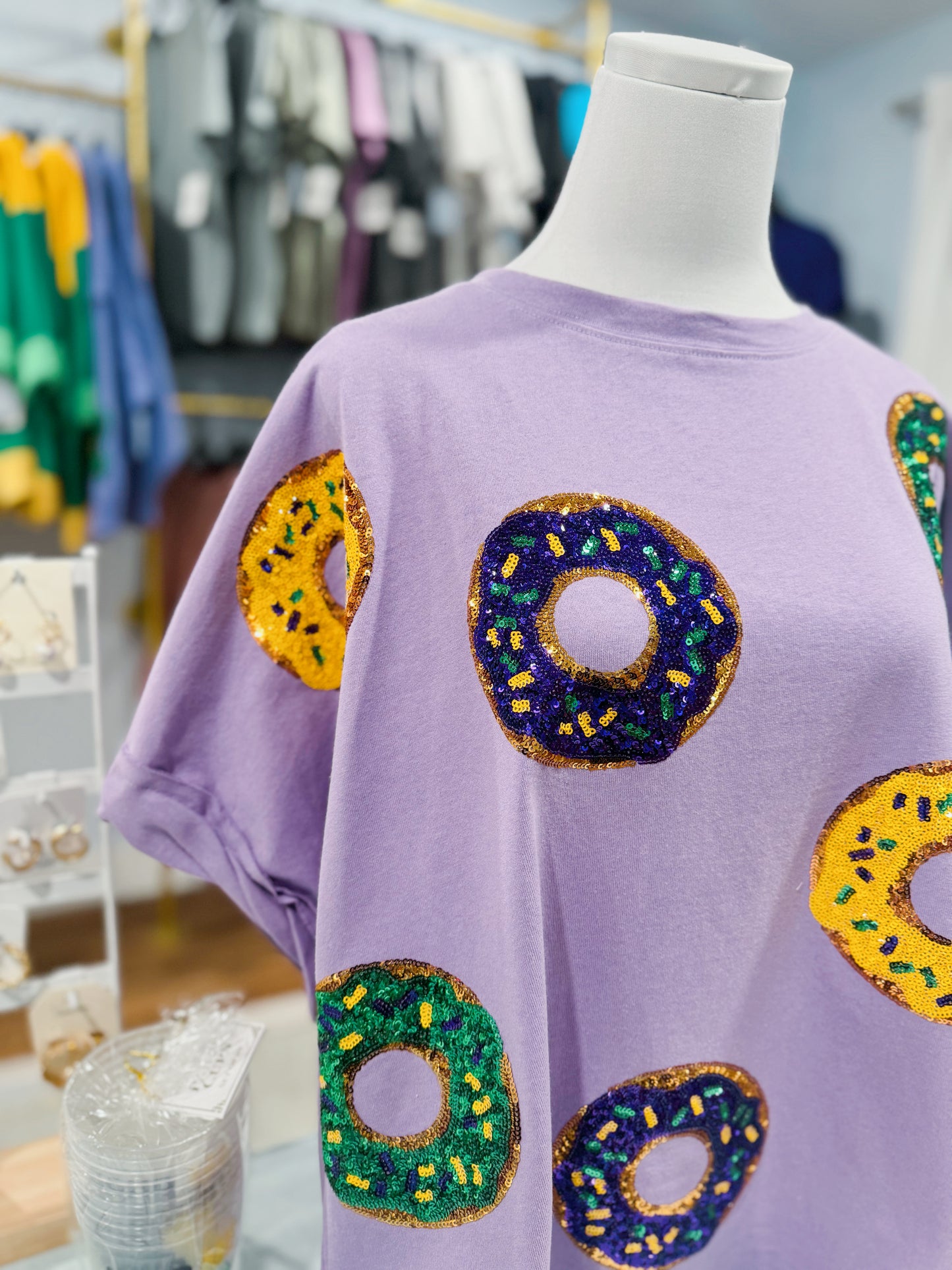 Sequin King Cake Tee