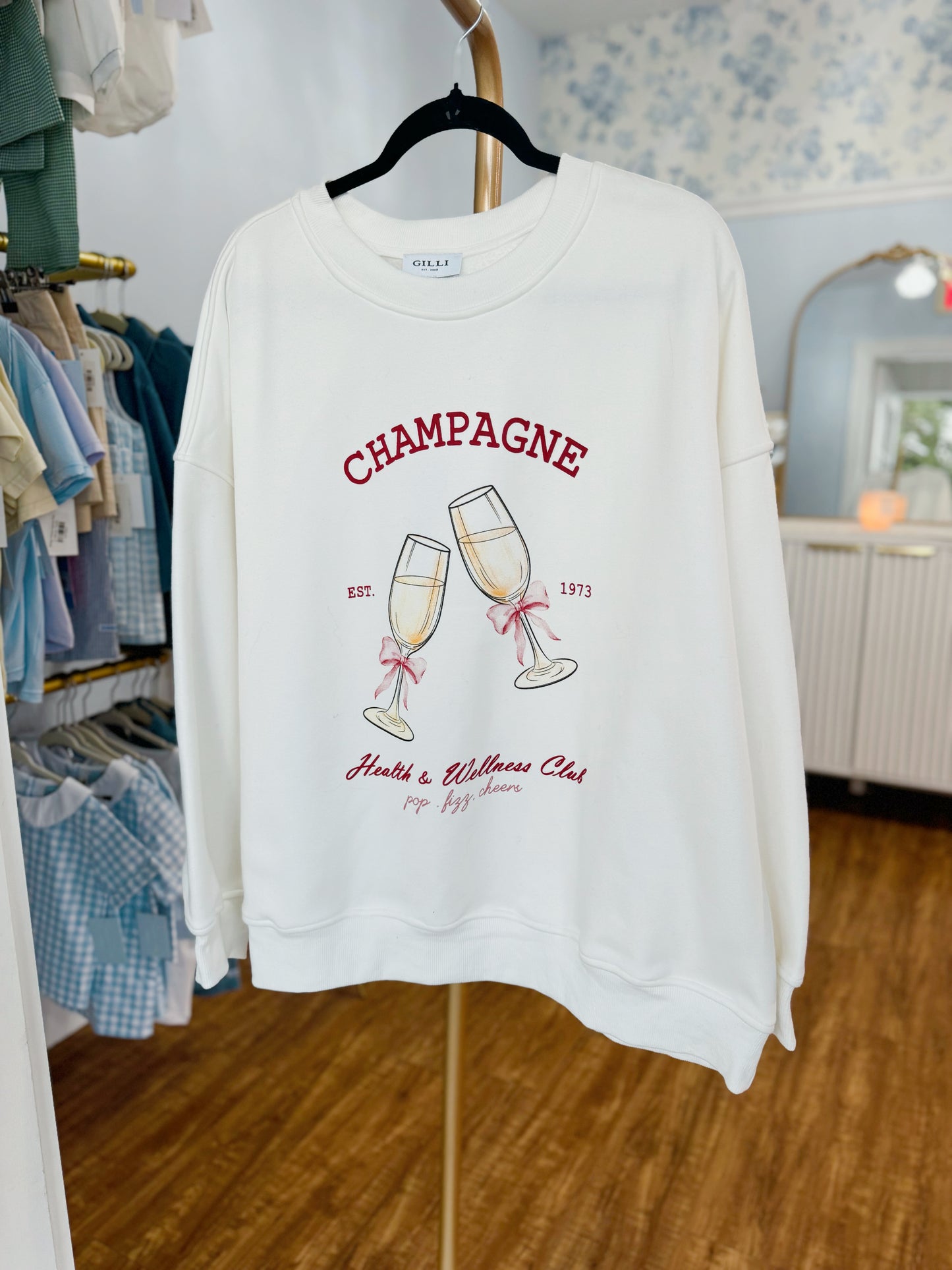 Pop The Champagne Sweatshirt